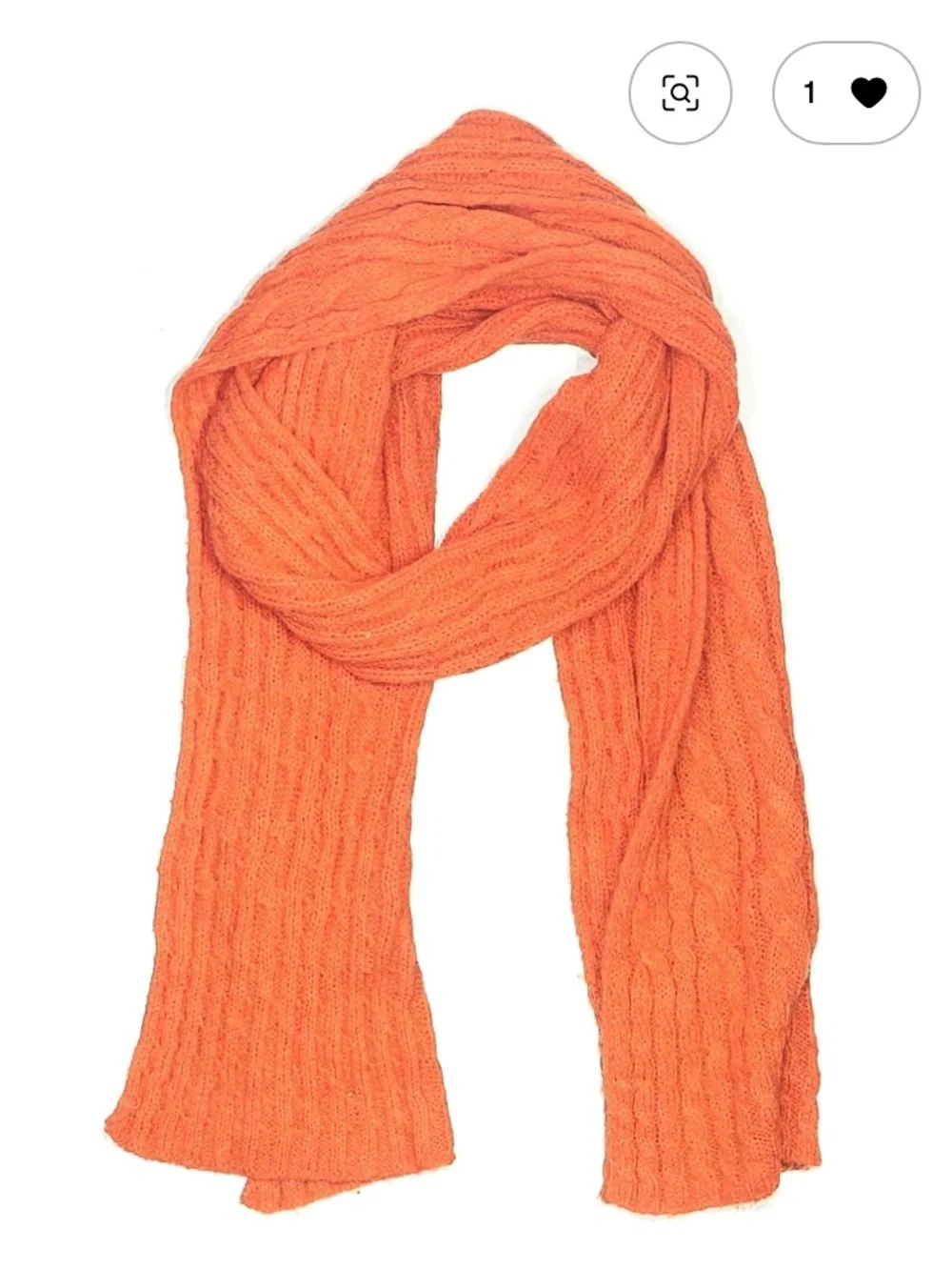 orange scarf